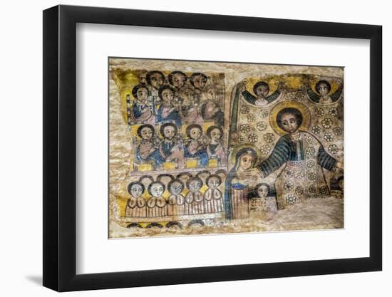 Ethiopia, Abraha Atsbeha, Tigray Region. the Interior of the 10th Century Church of Abraha Atsbeha-Nigel Pavitt-Framed Photographic Print
