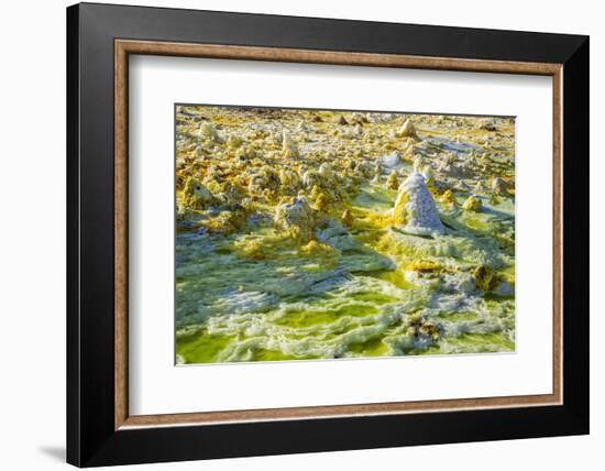 Ethiopia, Dallol, Afar Region. at Almost 300 Feet Below Sea Level-Nigel Pavitt-Framed Photographic Print