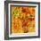 Ethiopia on Actual Map of Africa-michal812-Framed Art Print