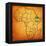 Ethiopia on Actual Map of Africa-michal812-Framed Stretched Canvas