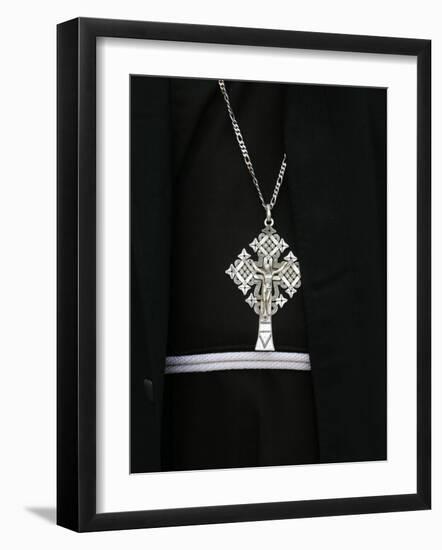 Ethiopian Monk's Cross, Paris, France, Europe-Godong-Framed Photographic Print