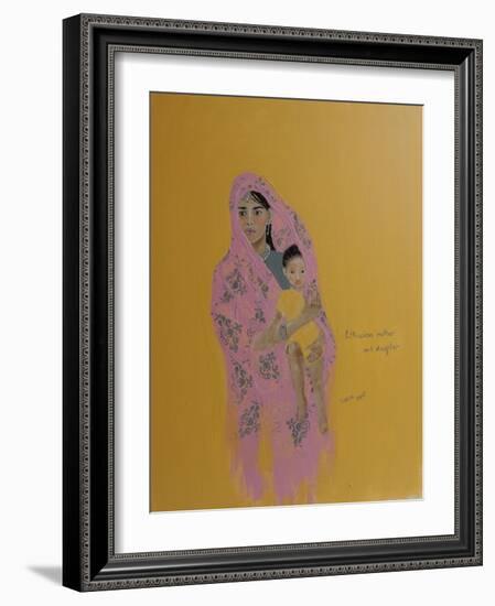 Ethiopian Mother and Daughter, 2015-Susan Adams-Framed Giclee Print