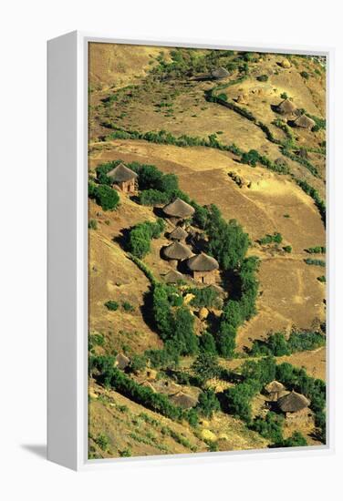 Ethiopian Village-Jon Hicks-Framed Premier Image Canvas