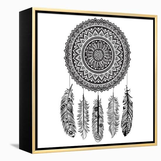 Ethnic Dream Catcher-transiastock-Framed Stretched Canvas