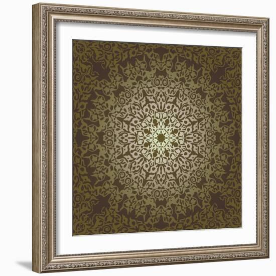 Ethnic Mosaic Pattern-Sam2211-Framed Art Print