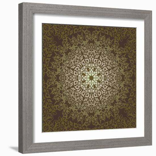 Ethnic Mosaic Pattern-Sam2211-Framed Art Print