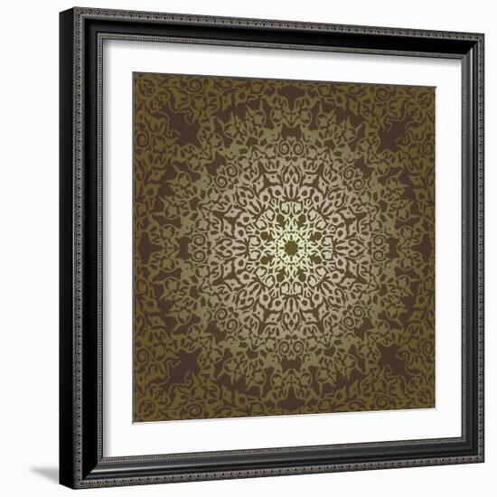 Ethnic Mosaic Pattern-Sam2211-Framed Art Print