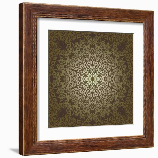 Ethnic Mosaic Pattern-Sam2211-Framed Art Print