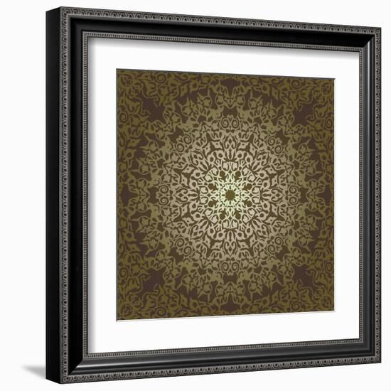 Ethnic Mosaic Pattern-Sam2211-Framed Art Print