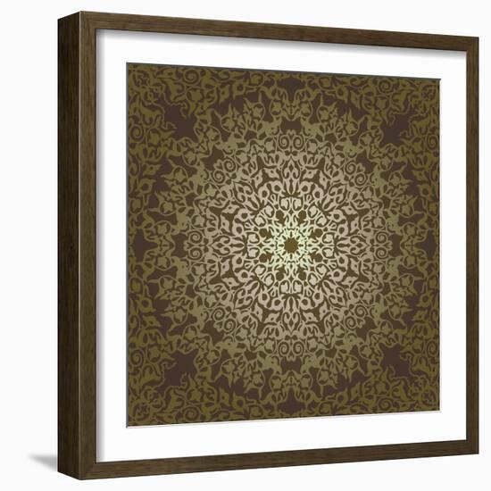 Ethnic Mosaic Pattern-Sam2211-Framed Premium Giclee Print