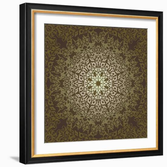 Ethnic Mosaic Pattern-Sam2211-Framed Premium Giclee Print