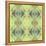 Ethnic Pattern Lemon Yellow-Cora Niele-Framed Stretched Canvas