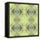 Ethnic Pattern Lemon Yellow-Cora Niele-Framed Stretched Canvas