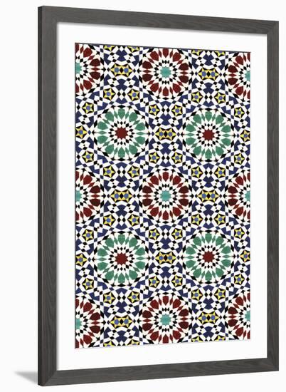 Ethnica Moroccan Mosaic IX-Tony Koukos-Framed Giclee Print