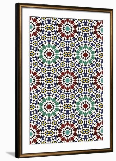 Ethnica Moroccan Mosaic IX-Tony Koukos-Framed Giclee Print