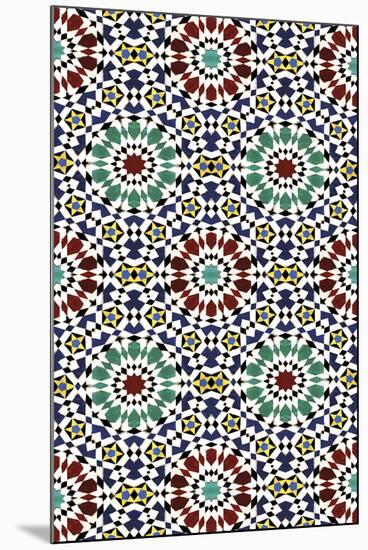 Ethnica Moroccan Mosaic IX-Tony Koukos-Mounted Giclee Print