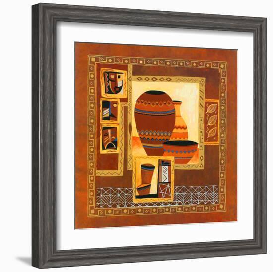 Ethnis Pottery-Walter Kano-Framed Art Print