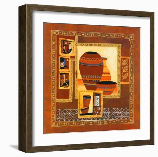 Ethnis Pottery-Walter Kano-Framed Art Print