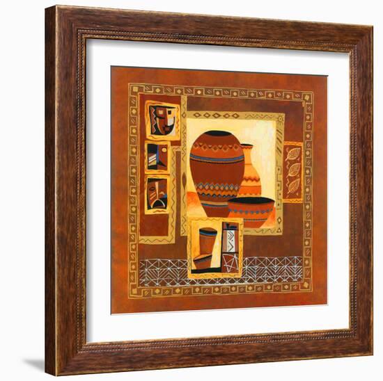 Ethnis Pottery-Walter Kano-Framed Art Print