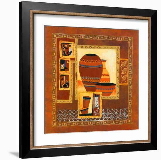 Ethnis Pottery-Walter Kano-Framed Art Print