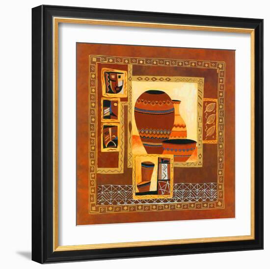 Ethnis Pottery-Walter Kano-Framed Art Print