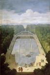 Louis XIV and His Court on a Promenade in the Gardens of Versailles-Etienne Allegrain-Framed Giclee Print