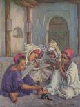 Arab Children Playing-Etienne Alphonse Dinet-Giclee Print