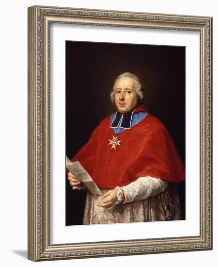 Etienne-René, Cardinal Potier De Gesvres, 1758-Pompeo Girolamo Batoni-Framed Giclee Print