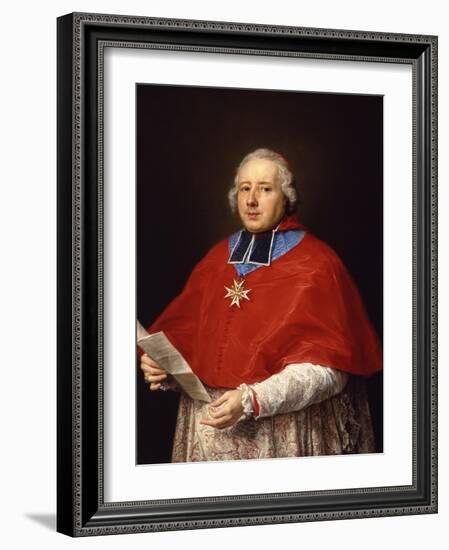 Etienne-René, Cardinal Potier De Gesvres, 1758-Pompeo Girolamo Batoni-Framed Giclee Print