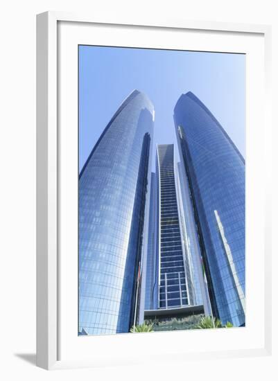 Etihad Towers, Abu Dhabi, United Arab Emirates, Middle East-Fraser Hall-Framed Photographic Print