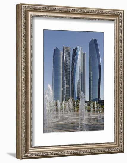 Etihad Towers, Abu Dhabi, United Arab Emirates, Middle East-Bruno Barbier-Framed Photographic Print