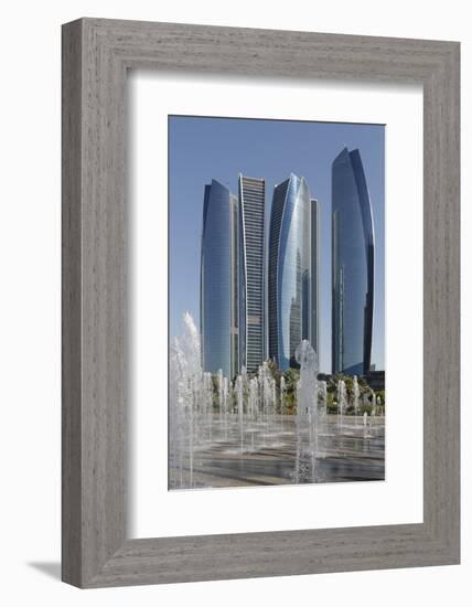 Etihad Towers, Abu Dhabi, United Arab Emirates, Middle East-Bruno Barbier-Framed Photographic Print