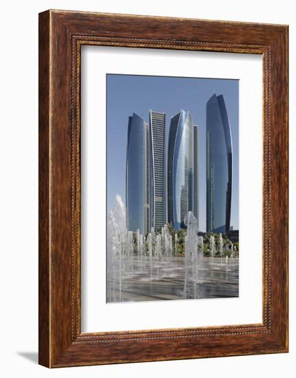 Etihad Towers, Abu Dhabi, United Arab Emirates, Middle East-Bruno Barbier-Framed Photographic Print