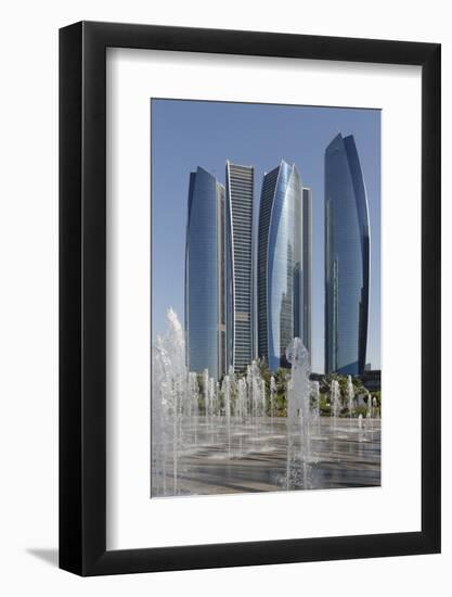 Etihad Towers, Abu Dhabi, United Arab Emirates, Middle East-Bruno Barbier-Framed Photographic Print