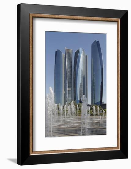 Etihad Towers, Abu Dhabi, United Arab Emirates, Middle East-Bruno Barbier-Framed Photographic Print