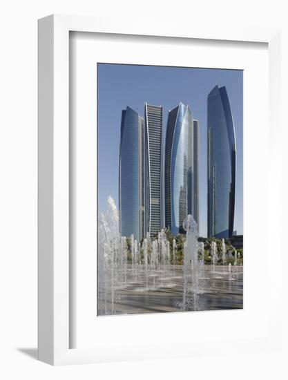 Etihad Towers, Abu Dhabi, United Arab Emirates, Middle East-Bruno Barbier-Framed Photographic Print