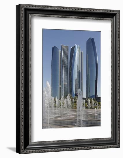 Etihad Towers, Abu Dhabi, United Arab Emirates, Middle East-Bruno Barbier-Framed Photographic Print