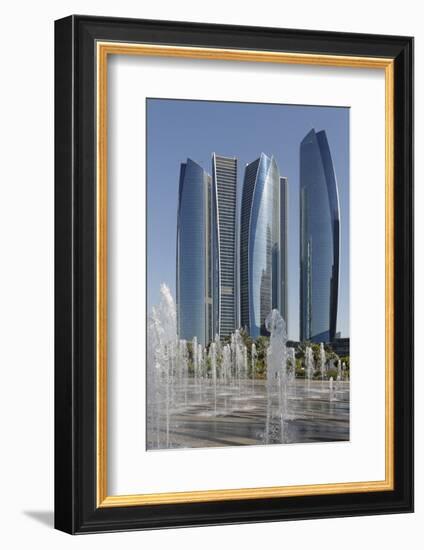 Etihad Towers, Abu Dhabi, United Arab Emirates, Middle East-Bruno Barbier-Framed Photographic Print