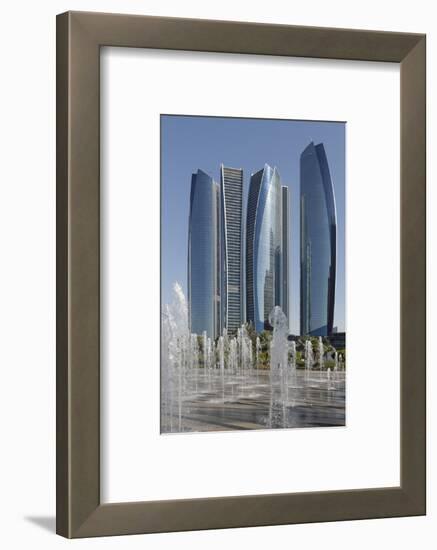 Etihad Towers, Abu Dhabi, United Arab Emirates, Middle East-Bruno Barbier-Framed Photographic Print