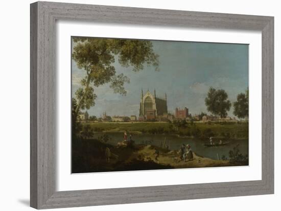 Eton College, C. 1754-Canaletto-Framed Giclee Print