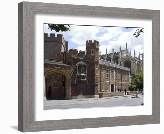 Eton College, Eton, Near Windsor, Berkshire, England, United Kingdom, Europe-Ethel Davies-Framed Photographic Print