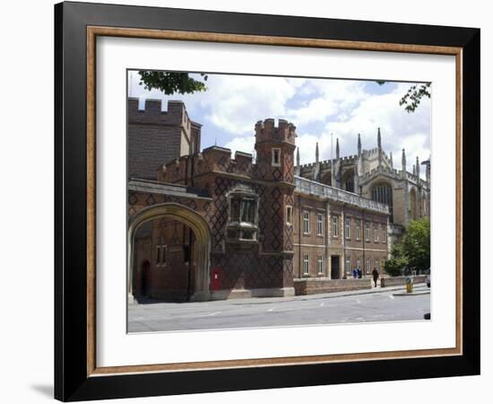 Eton College, Eton, Near Windsor, Berkshire, England, United Kingdom, Europe-Ethel Davies-Framed Photographic Print