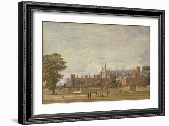 Eton College from College Field-George Pyne-Framed Giclee Print