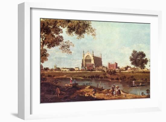 Eton College-Canaletto-Framed Art Print