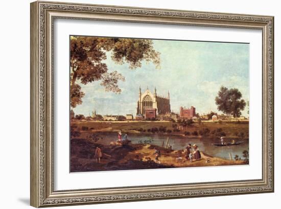 Eton College-Canaletto-Framed Art Print