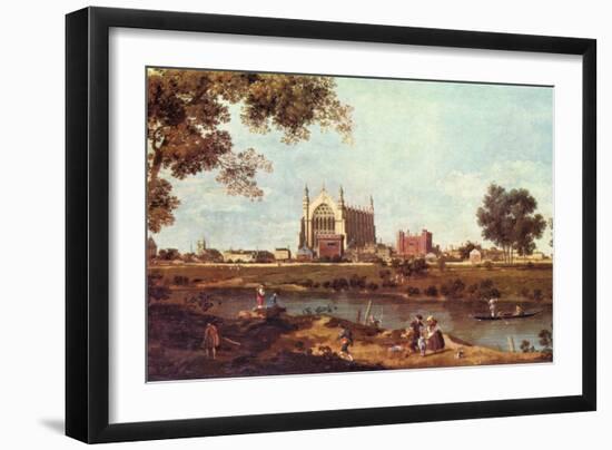 Eton College-Canaletto-Framed Art Print