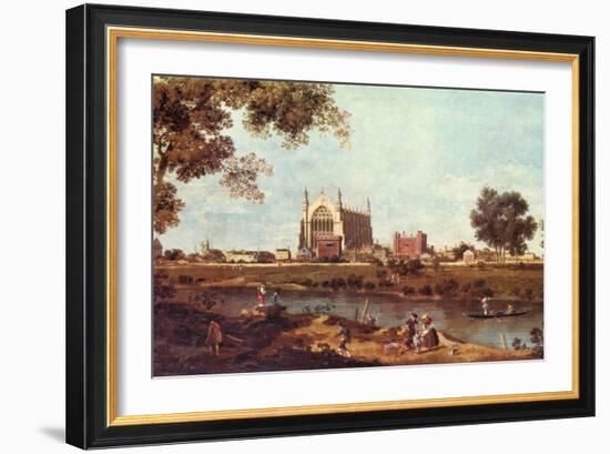 Eton College-Canaletto-Framed Art Print