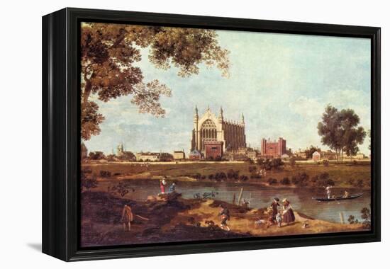 Eton College-Canaletto-Framed Stretched Canvas