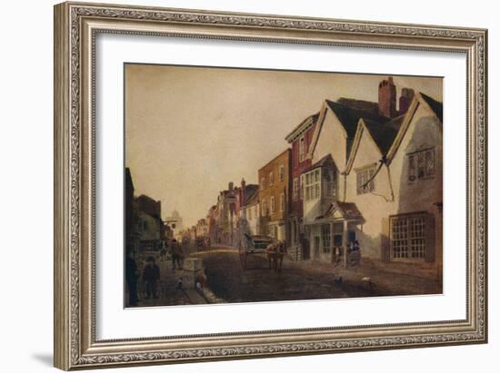 Eton High Street, c19th century, (1924)-Peter De Wint-Framed Giclee Print