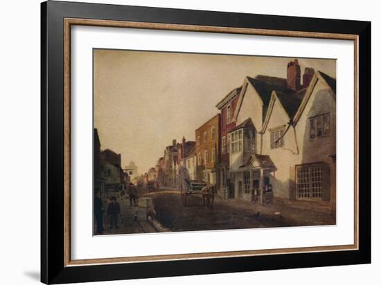 Eton High Street, c19th century, (1924)-Peter De Wint-Framed Giclee Print